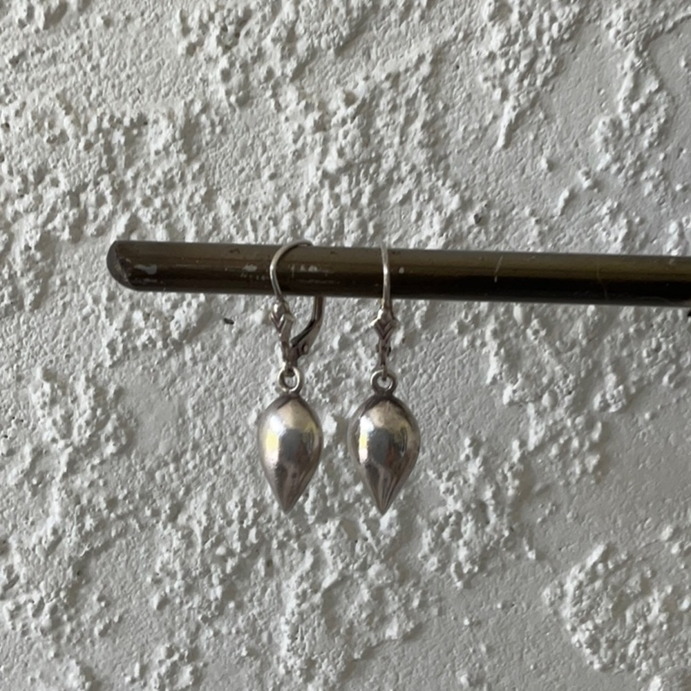 Vintage Sterling silver drop earrings